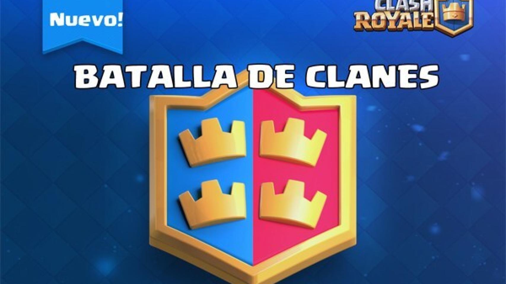 Llega la Batalla de Clanes a Clash Royale