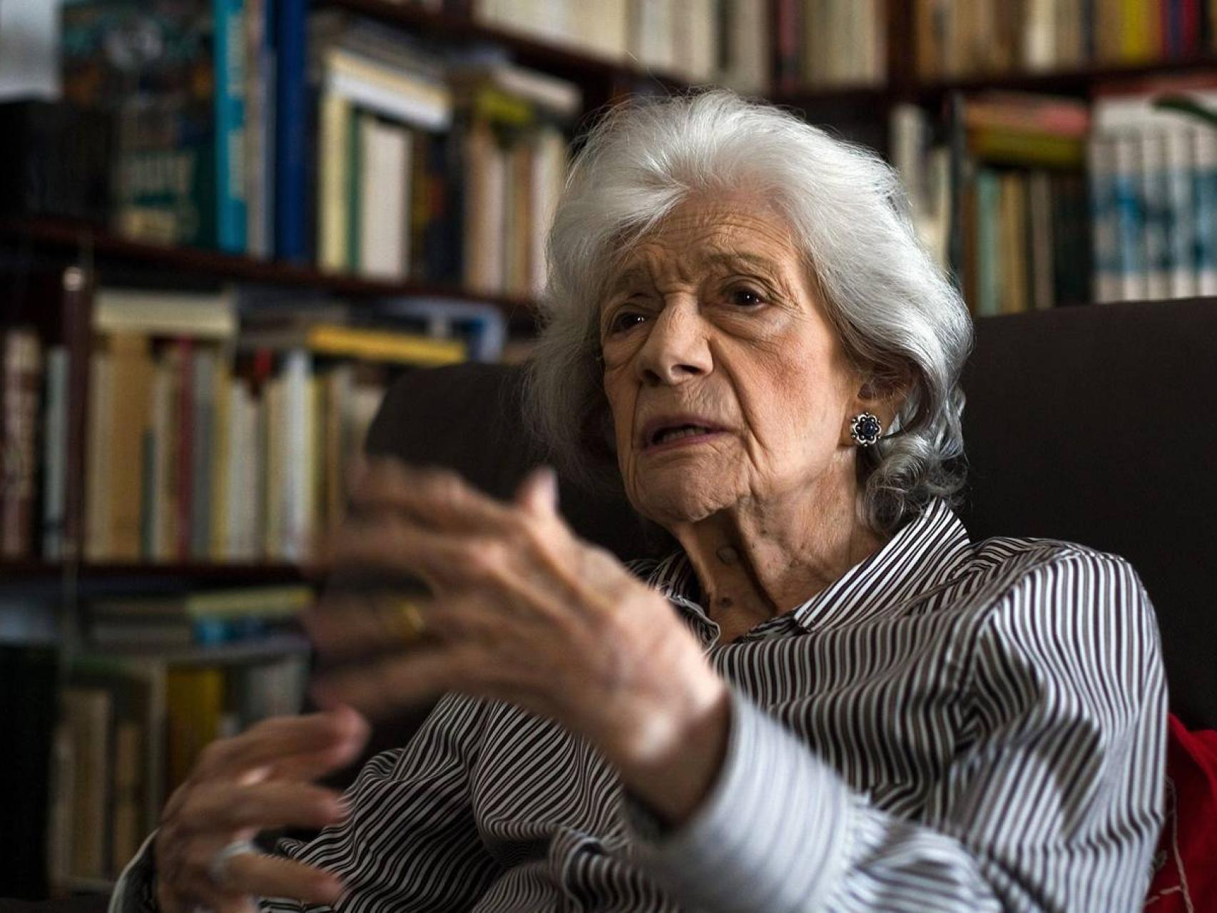 La escritora y académica Ana María Matute.