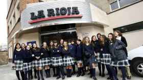 Alumnas del colegio de Logroño.