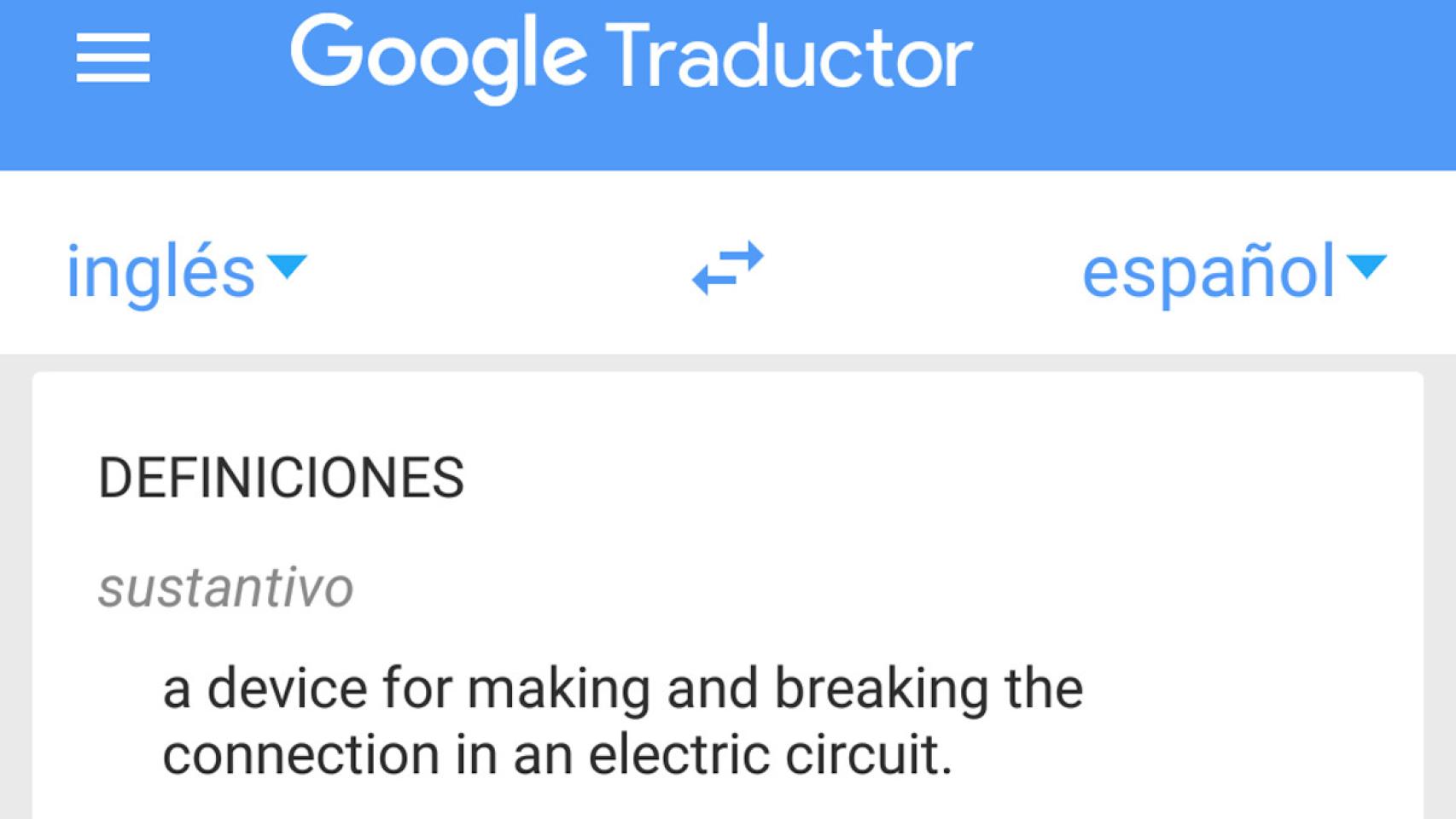 Validación monitor Corbata El Traductor de Google se ha actualizado y añade la función de diccionario