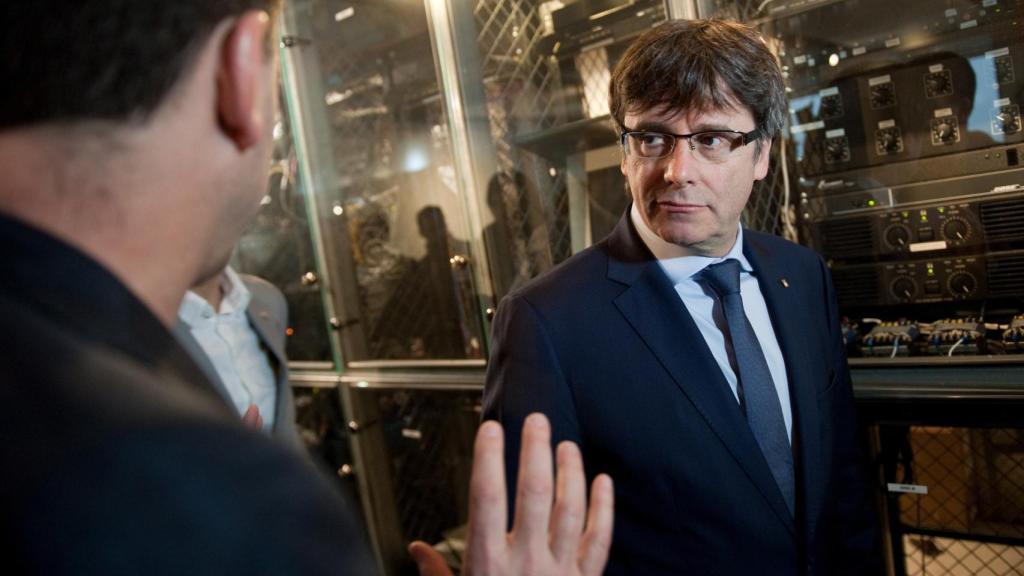 Puigdemont , este lunes durante su visita a EEUU.