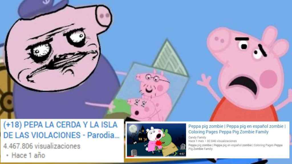Las versiones macabras de Peppa Pig en los canales de Youtube