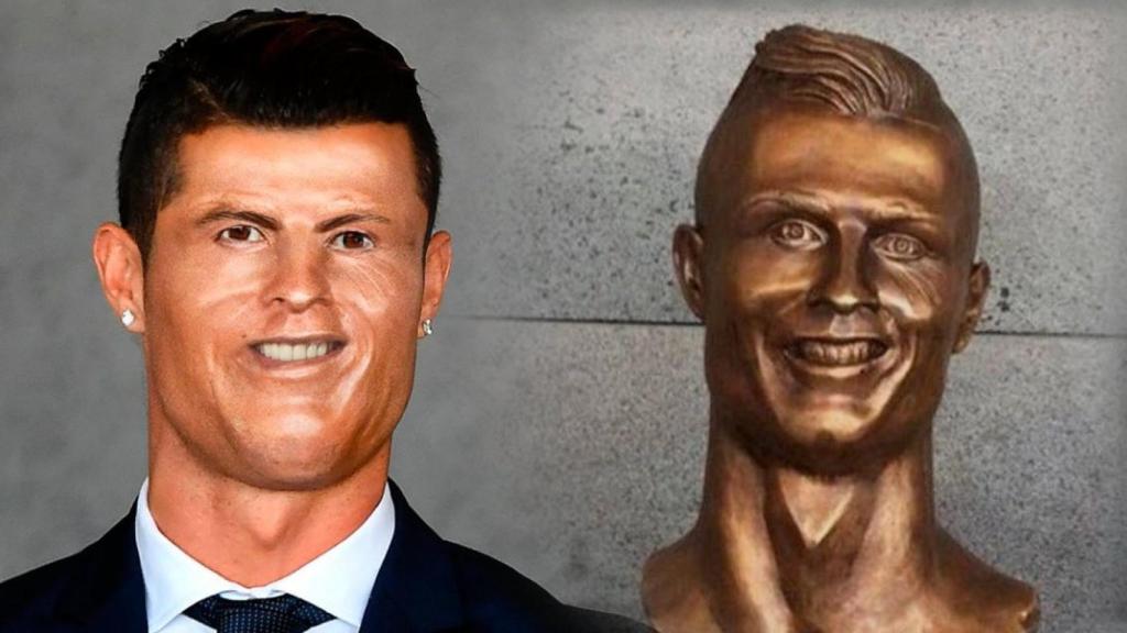 Más memes sobre el busto de CR7.