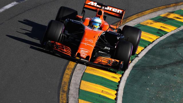 Fernando Alonso, en el Gran Premio de Australia.