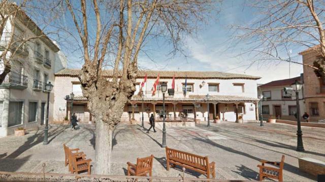 Centro de la localidad de Villafranca de los Caballeros.