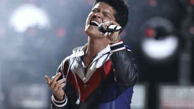 El cantante Bruno Mars.