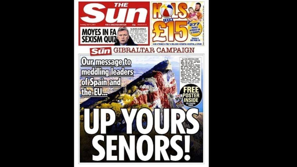 La portada de 'The Sun' de este martes.