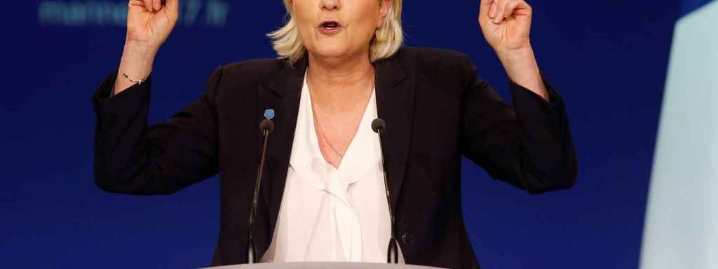 Le Pen, líder del Frente Nacional.