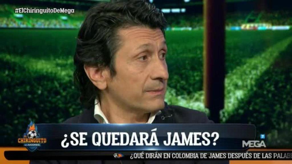 José Félix Díaz, en El Chiringuito Foto: Twitter (@elchiringuitotv)