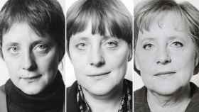 La evolución de Angela Merkel en algunas de las fotos hechas por Herlinde Koelbl.