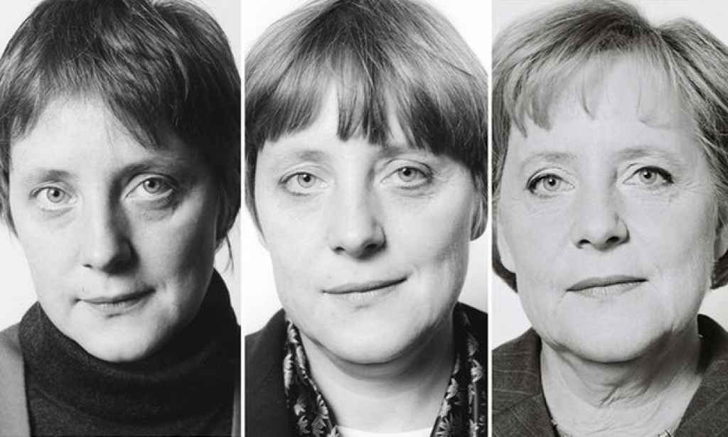 La evolución de Angela Merkel en algunas de las fotos hechas por Herlinde Koelbl.