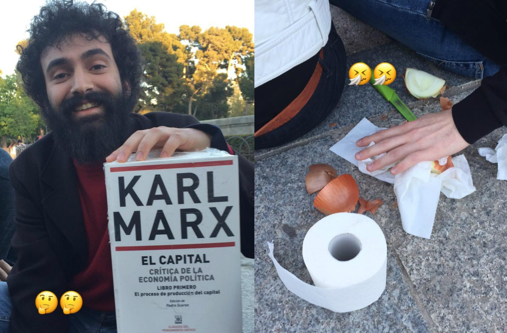 Karl Marx, las cebollas y el papel higiénico también estuvieron presentes