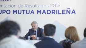 Ignacio Garralda, presidente de Mutua Madrileña, durante la presentación de resultados 2016.