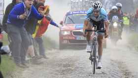 Tom Boonen durante una Paris-Roubaix.