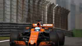 Fernando Alonso en la calificación del Gran Premio de China.