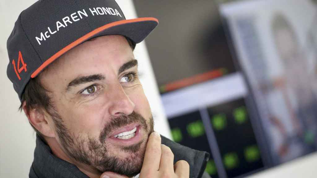 Fernando Alonso durante el GP de China.