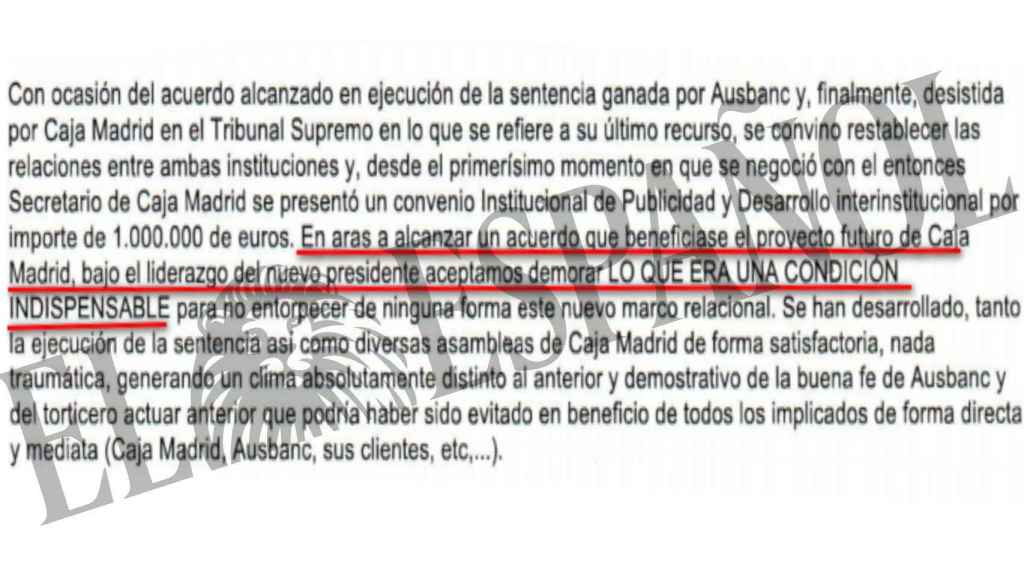 Extracto de la carta enviada a José Manuel Fernández Norniella.