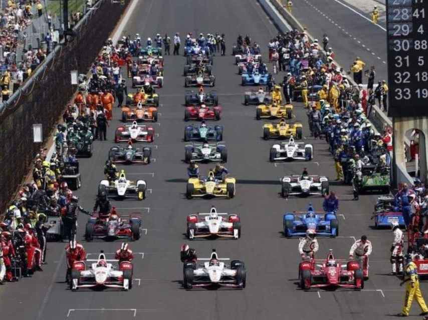 Una prueba de la IndyCar en Indianápolis.