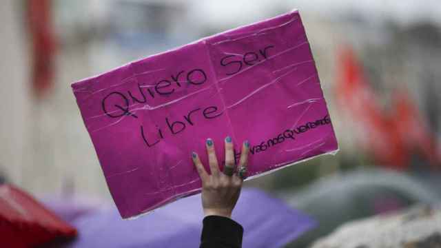 Imagen de una protesta contra la violencia de género.