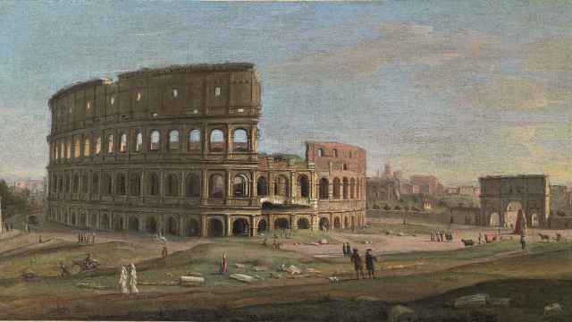 El Coliseo y el Arco de Constantino (1730).