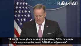 EEUU confirma el lanzamiento de la bomba Moab en Afganistán