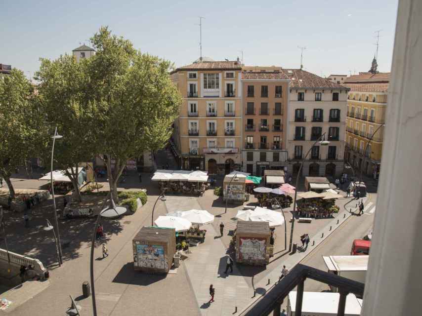 Panorámica de la Plaza de Tirso de Molina.