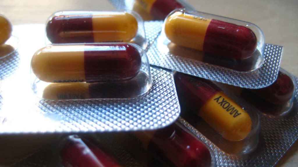 La amoxicilina, uno de los antibióticos más comunes.
