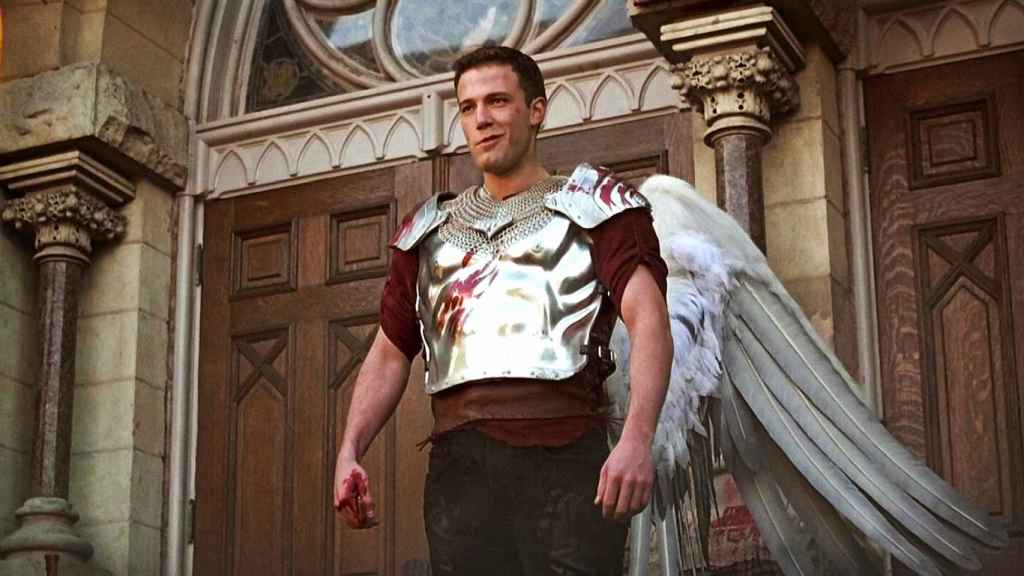 Ben Affleck como un ángel vengativo en Dogma.