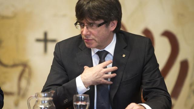 El presidente de la Generalitat catalana, Carles Puigdemont.