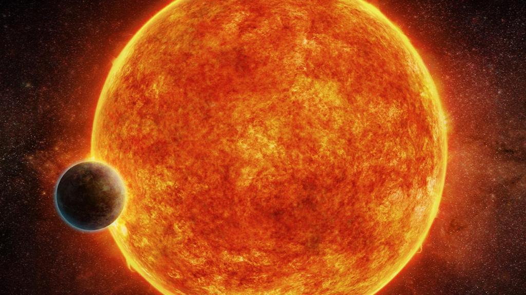 Ilustración del nuevo exoplaneta rocoso descubierto: LHS 1140b.