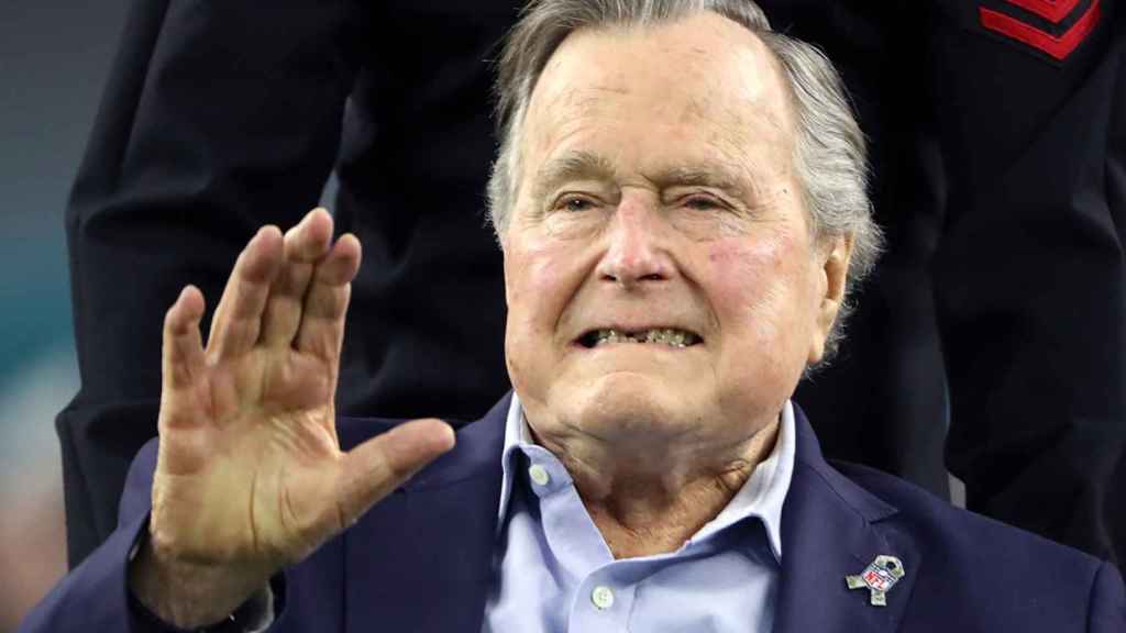 El expresidente Bush padre, en una imagen del pasado febrero.
