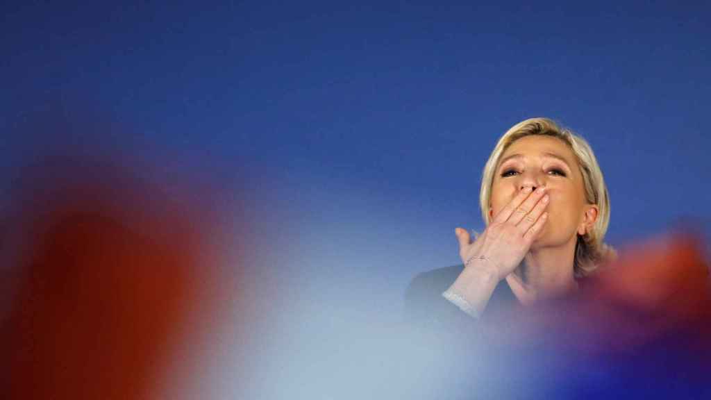 Marine Le Pen, en un acto de campaña.