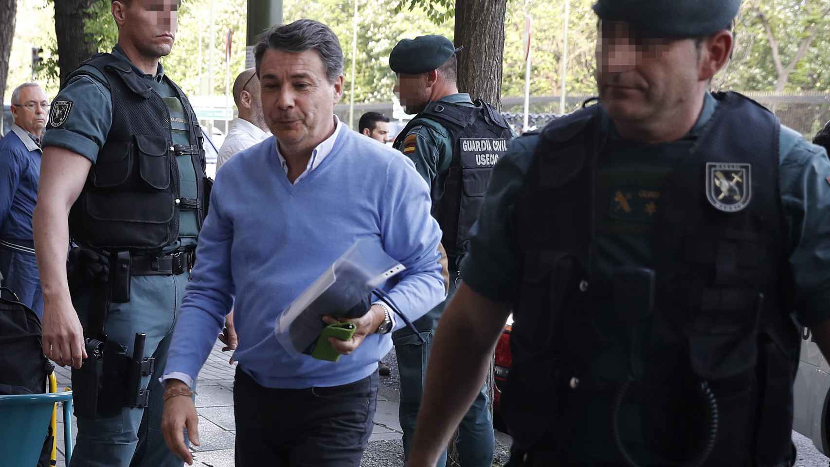El expresidente de la Comunidad de Madrid, Ignacio González, el día de su detención.