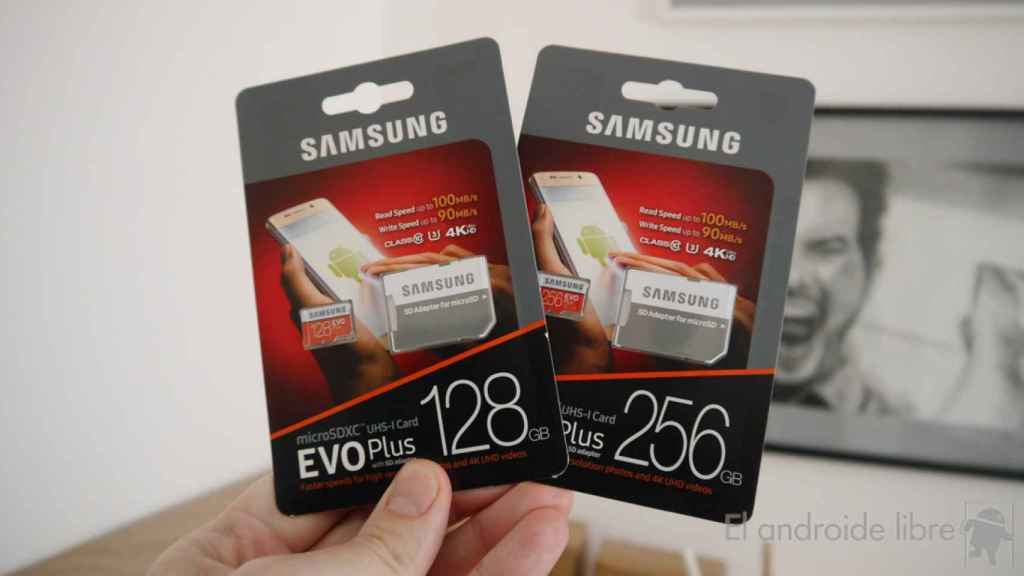Probamos microSD 256 GB 128 GB de clase Samsung EVO Plus