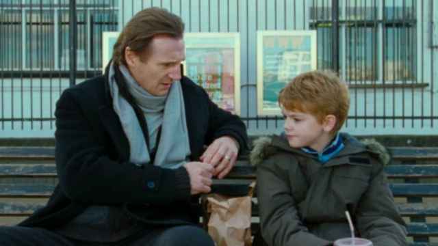 En 'Love Actually' Liam Neeson experimentó eso de tener conversaciones trascendentales con su hijo