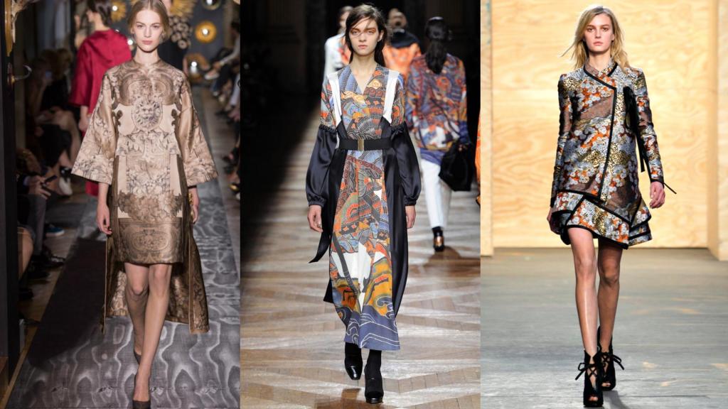Looks de Valentino, Dries Van Noten y Proenza Schouler. | Foto. GTRES