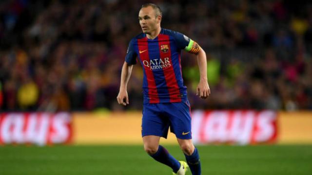 Iniesta contra la Juventus. Foto: Twitter (@ellarguero)