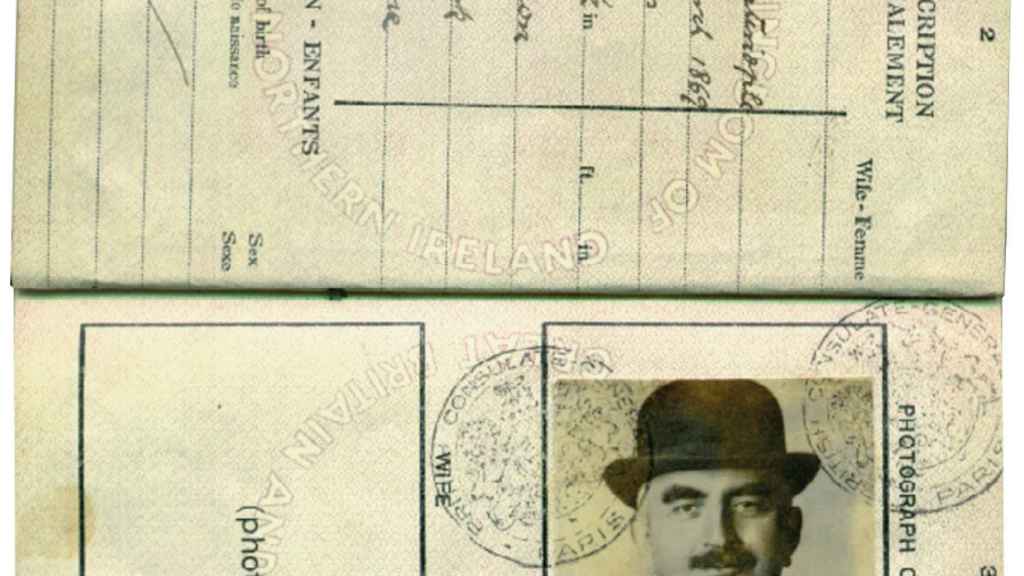 Pasaporte de Calouste Gulbenkian.