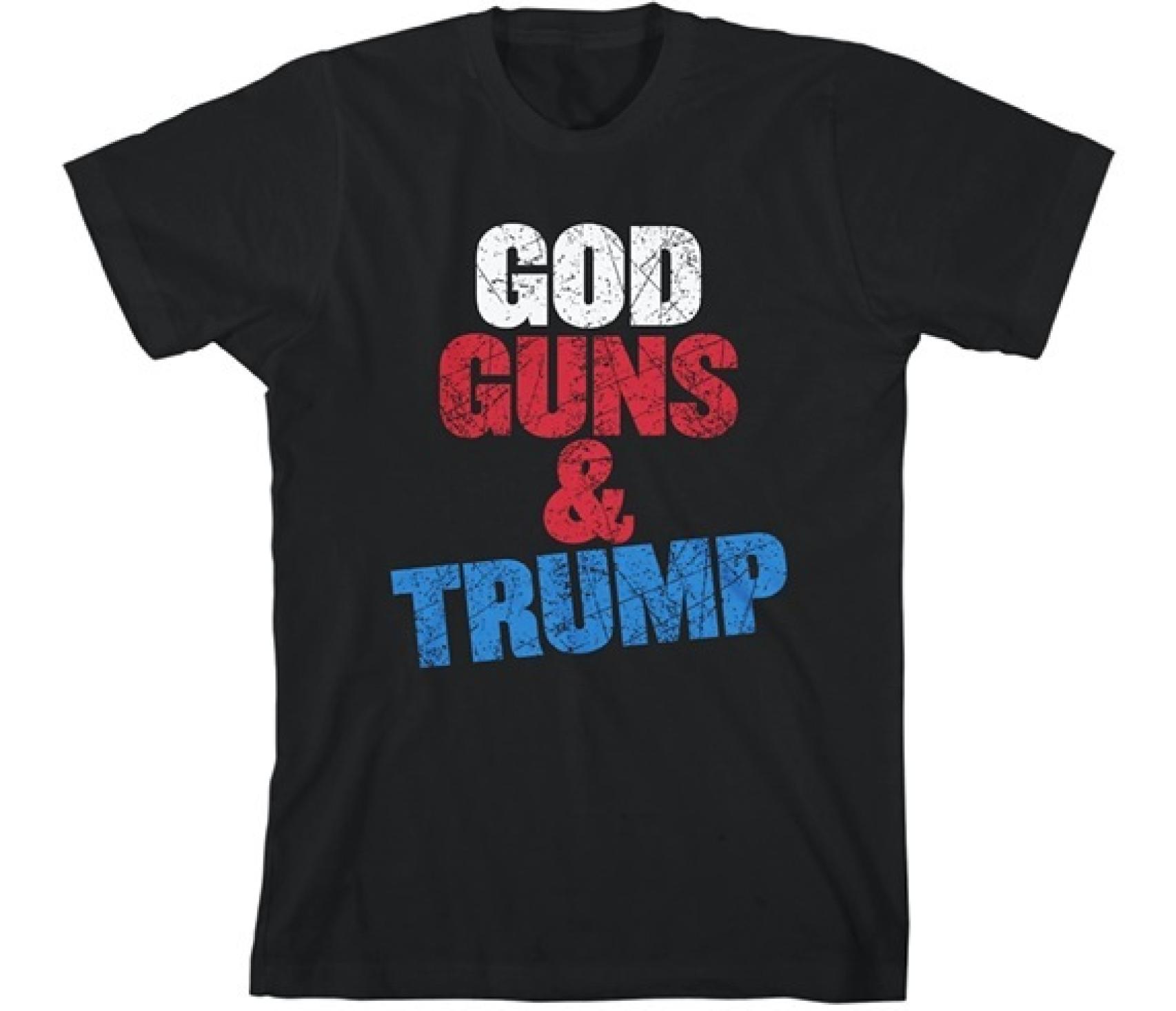 Una de las camisetas pro Tump diseñadas por el músico Kid Rock.