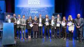 Los premiados en los 'European Digital Media Awards 2017'.