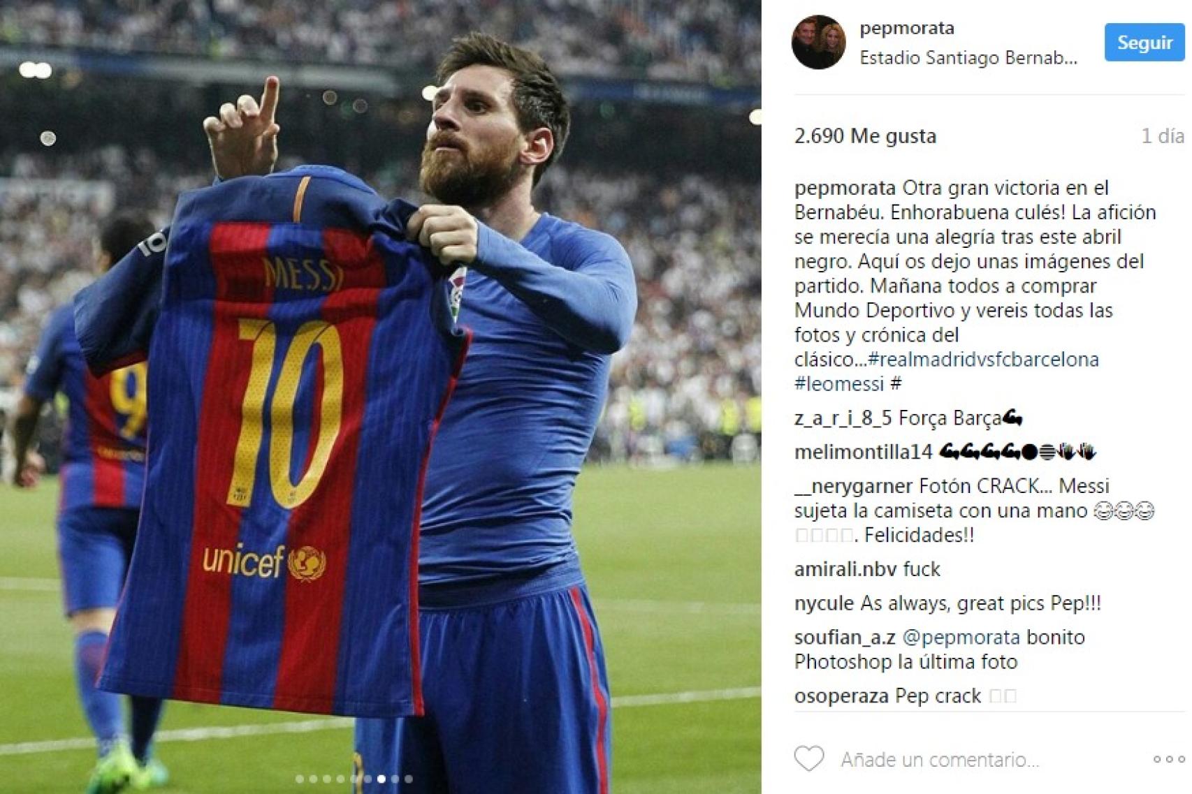 Tuve suerte de estar en sitio oportuno": así tomó la foto 'mágica' de Messi con su camiseta