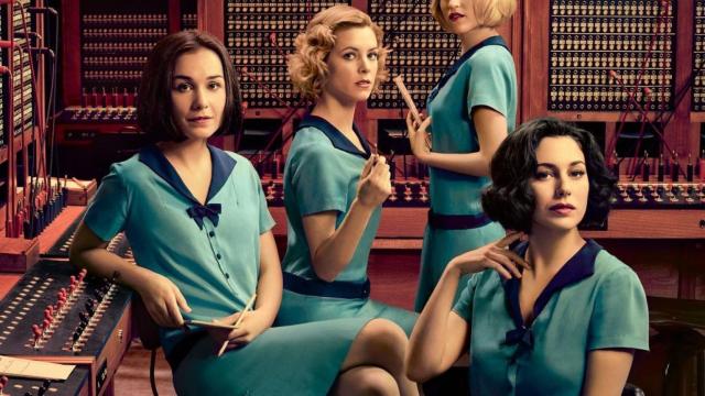 Las protagonistas de 'Las chicas del cable', serie de Netflix producida en España.