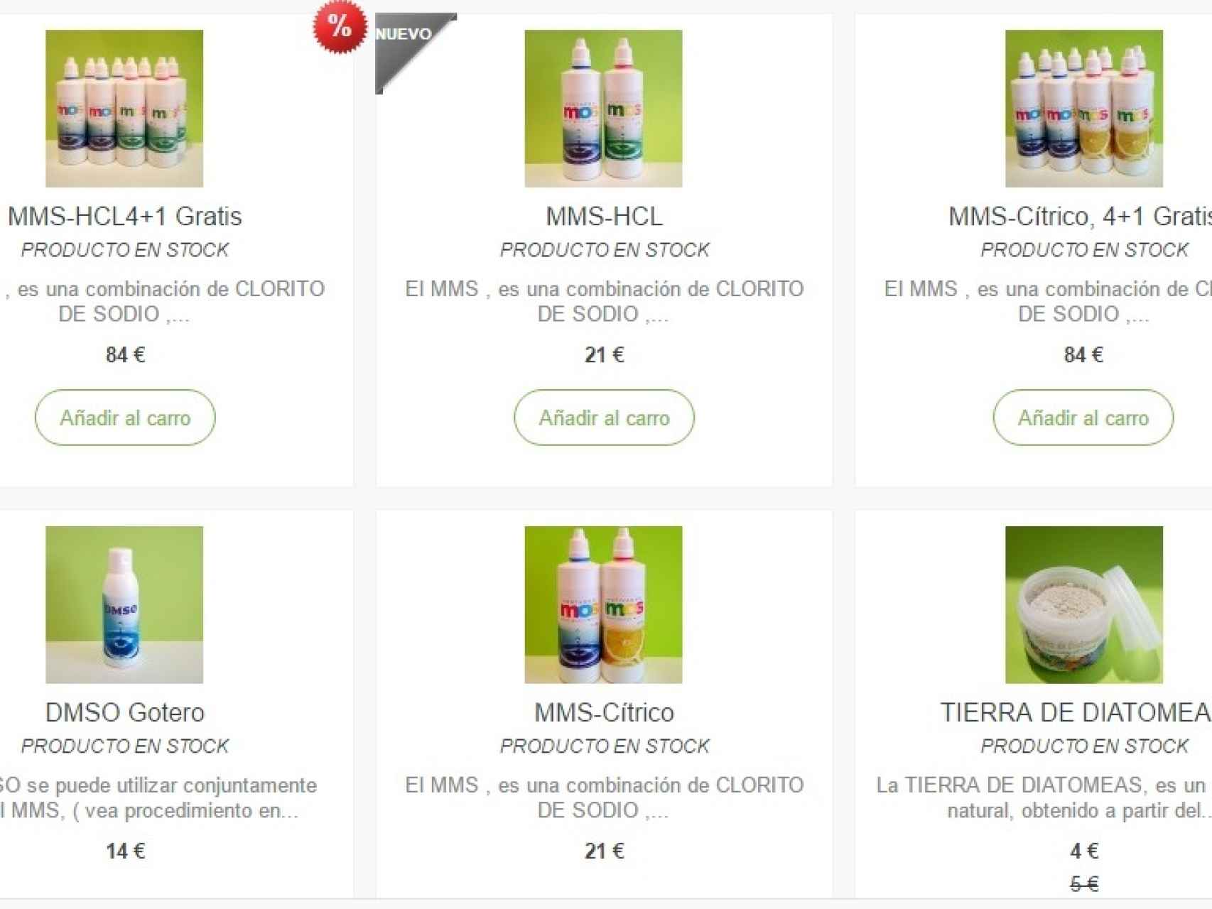 En internet, el MMS se puede encontrar en packs cuyo precio va desde los 20 a los 80 euros.