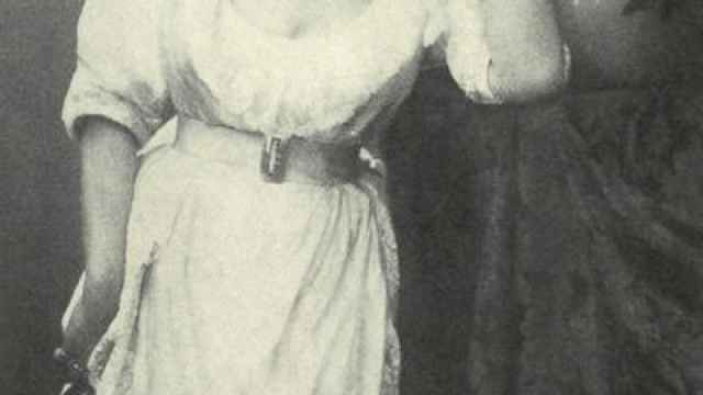 Fanny Stevenson durante su estancia en Inglaterra.