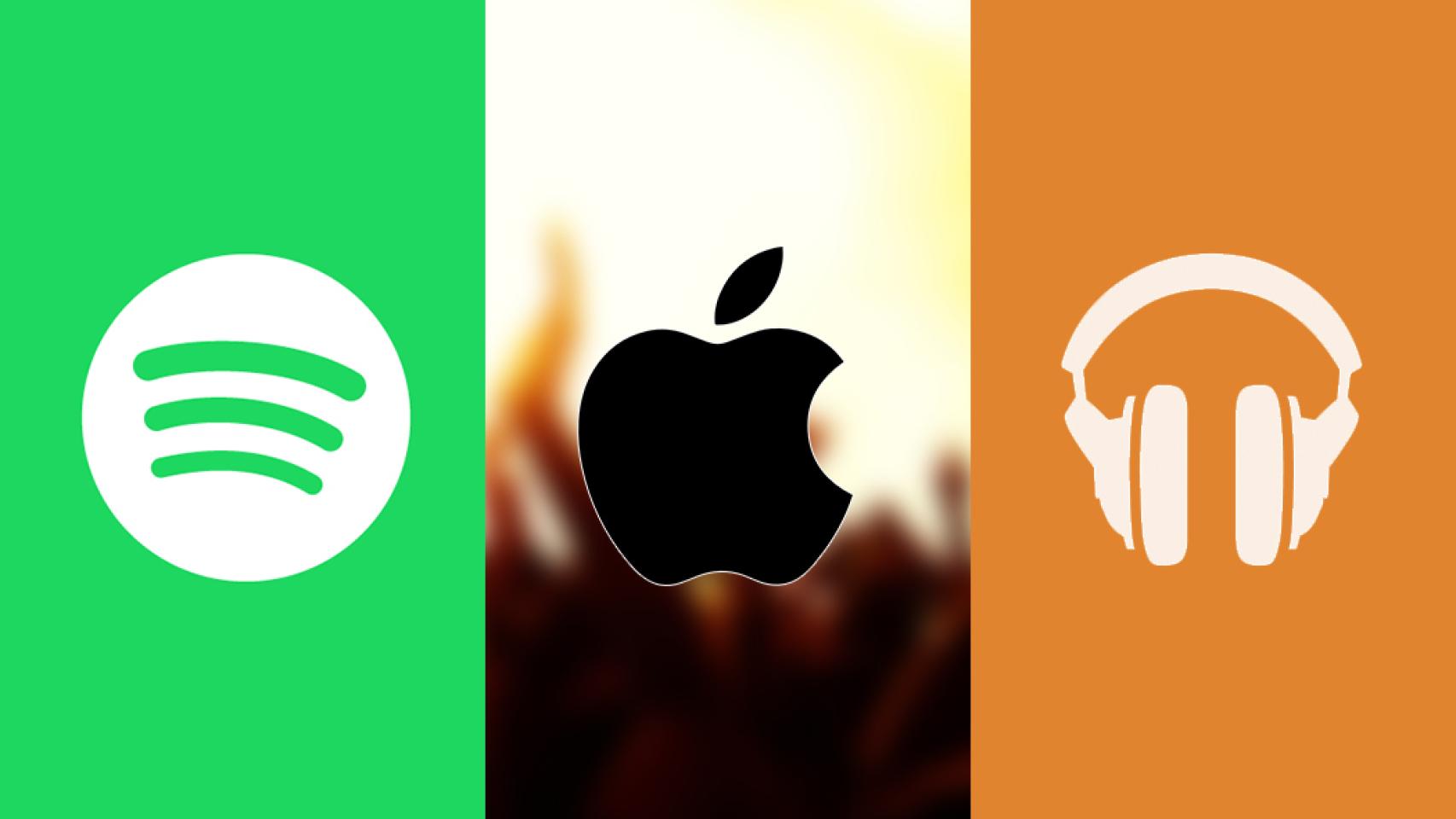 Comparativa entre Spotify, Apple Music y Play Music ¿cuál es el más