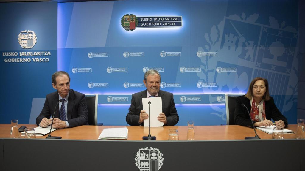 Valoración del acuerdo en la sede del Gobierno vasco.