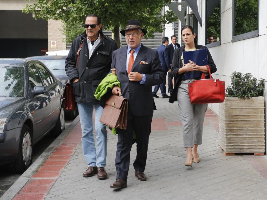 Julián Muñoz y Javier Saavedra en Madrid.