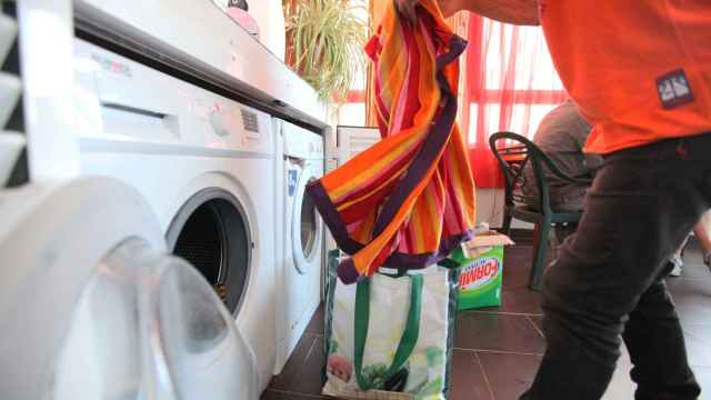 Las lavadoras comunes de Cáritas San Antonio.