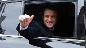 Macron, este domingo camino al cuartel general de En Marche! para seguir el recuento