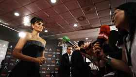 La actriz Penélope Cruz ante los medios.